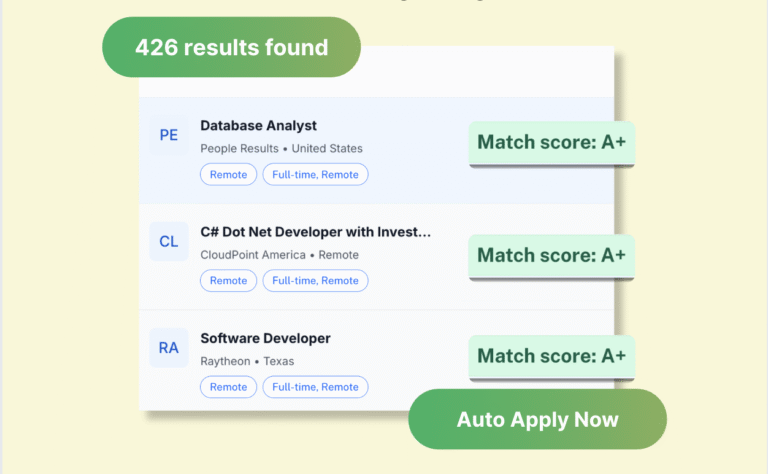 job search dashboard